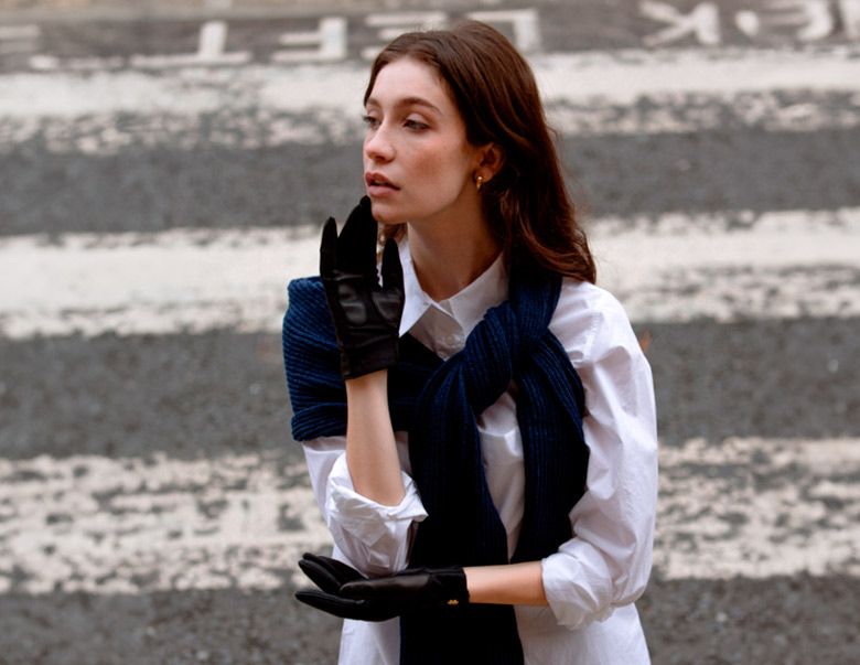 Victoria læderhandsker